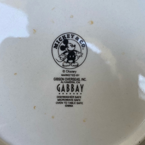 Vintage Disney Mickey & Co Plate Dish Gibson Gabbay Mouse Collectible 7.… - Picture 2 of 5